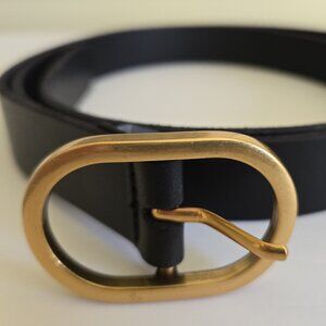 Boden Women's Black Leather Belt XL Brand New